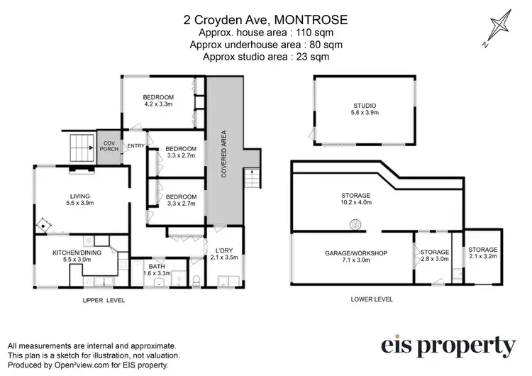 Floorplan of Homely house listing, 2 Croyden Avenue, Montrose TAS 7010
