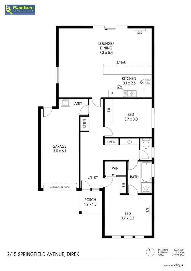 Floorplan of Homely house listing, 2/15 Springfield Avenue, Direk SA 5110
