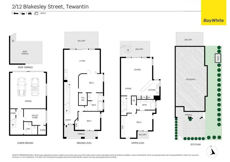 Floorplan of Homely townhouse listing, 2/12 Blakesley Street, Tewantin QLD 4565