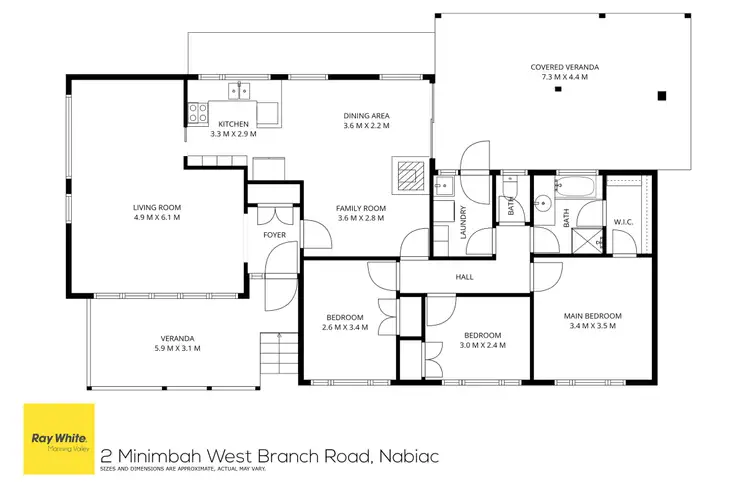 Floorplan of Homely rural property listing, 2 Minimbah West Branch Road, Minimbah NSW 2312