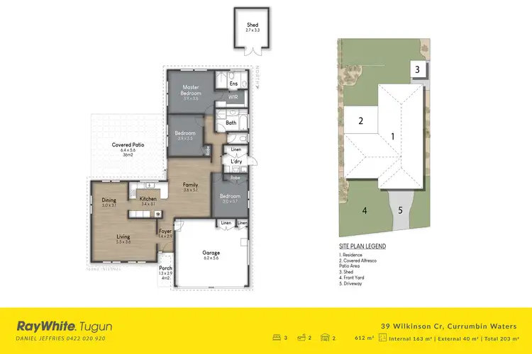 Floorplan of Homely house listing, 39 Wilkinson Crescent, Currumbin Waters QLD 4223