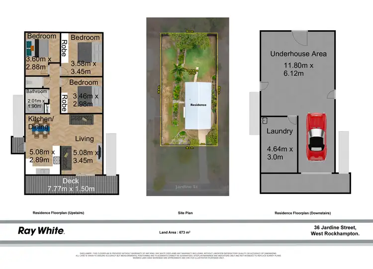 Floorplan of Homely house listing, 36 Jardine Street, West Rockhampton QLD 4700