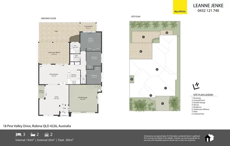 Floorplan of Homely house listing, 18 Pine Valley Drive, Robina QLD 4226