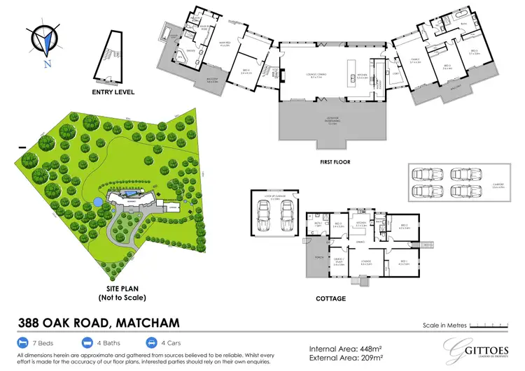 Floorplan of Homely rural property listing, 388 Oak Road, Matcham NSW 2250