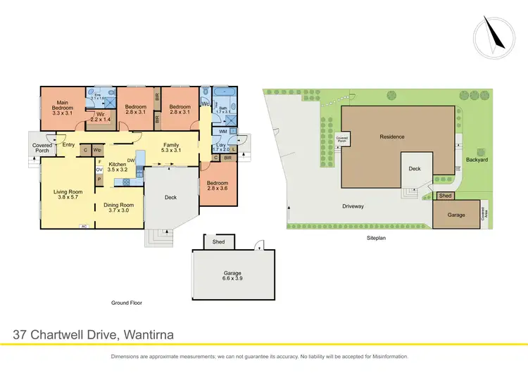 Floorplan of Homely house listing, 37 Chartwell Drive, Wantirna VIC 3152