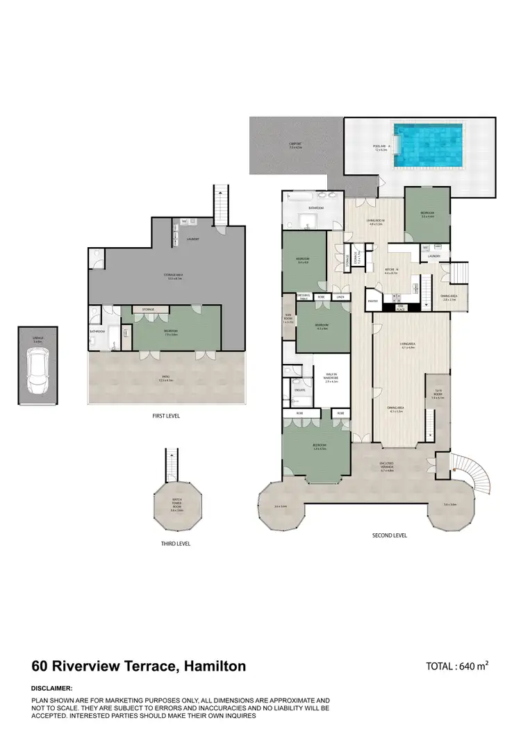 Floorplan of Homely house listing, 60 Riverview Terrace, Hamilton QLD 4007