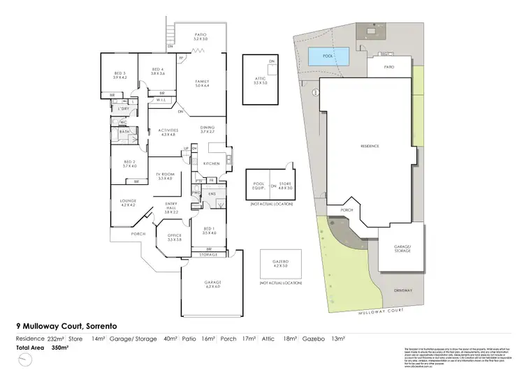Floorplan of Homely house listing, 9 Mulloway Court, Sorrento WA 6020