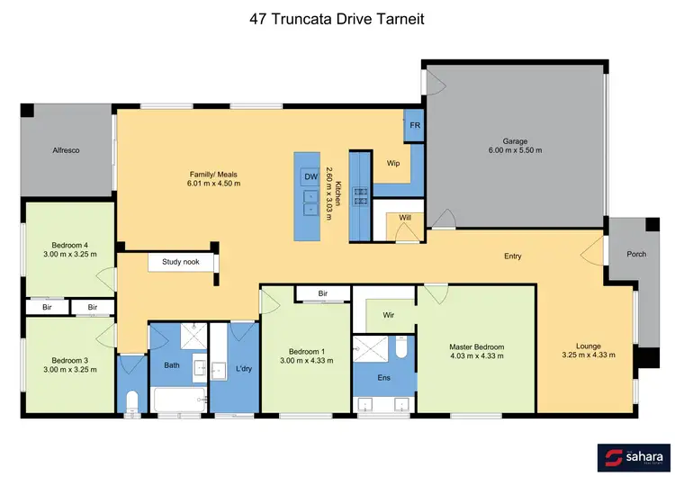 Floorplan of Homely house listing, 47 Truncata Drive, Tarneit VIC 3029