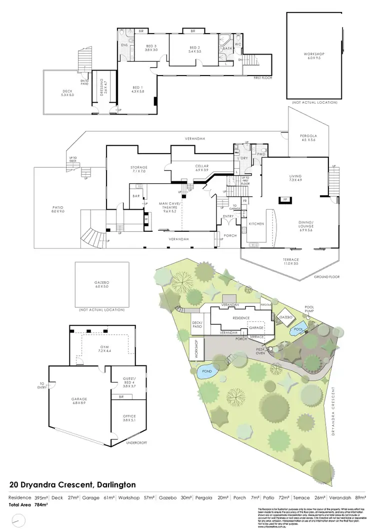 Floorplan of Homely house listing, 20 Dryandra Crescent, Darlington WA 6070