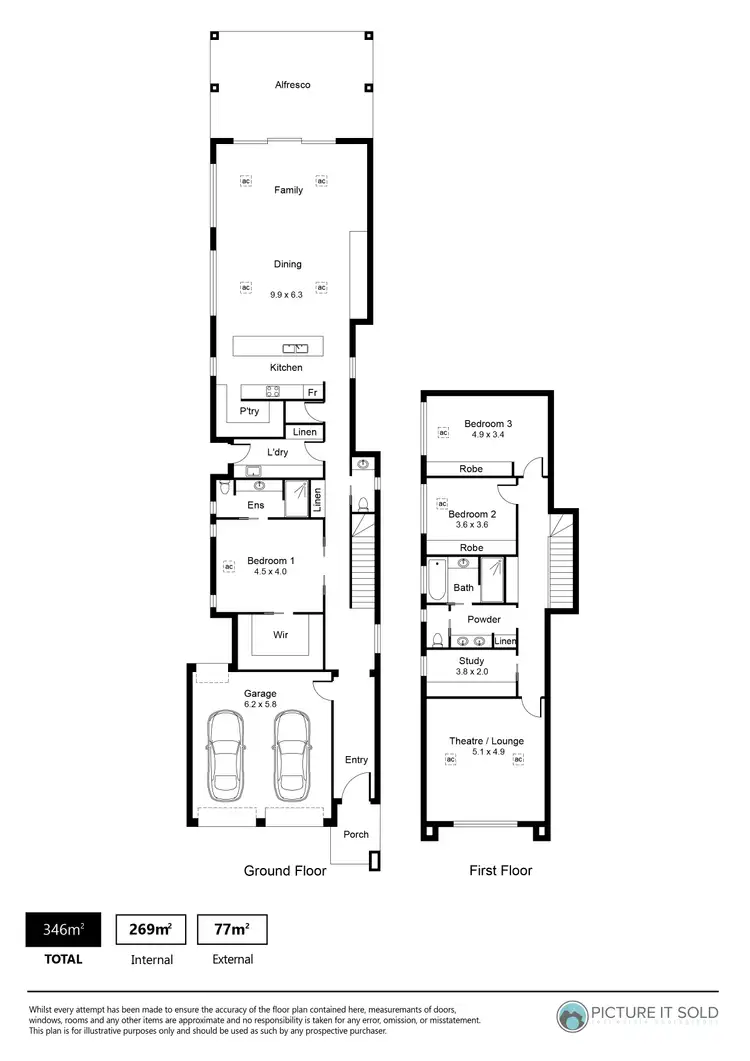 Floorplan of Homely house listing, 14 Rondo Avenue, Findon SA 5023