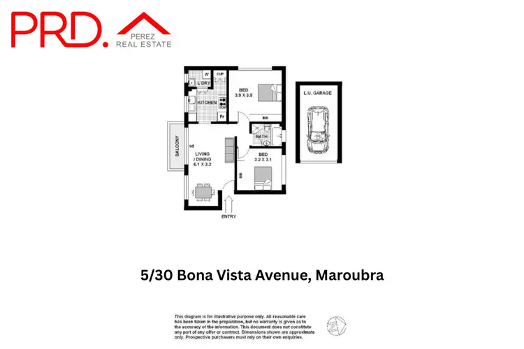 Floorplan of Homely apartment listing, 5/30 Bona Vista Avenue, Maroubra NSW 2035