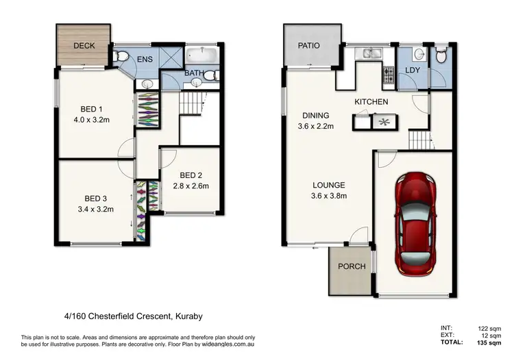 Floorplan of Homely townhouse listing, 4/160 Chesterfield Crescent, Kuraby QLD 4112