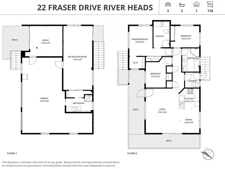 Floorplan of Homely house listing, 22 Fraser Drive, River Heads QLD 4655