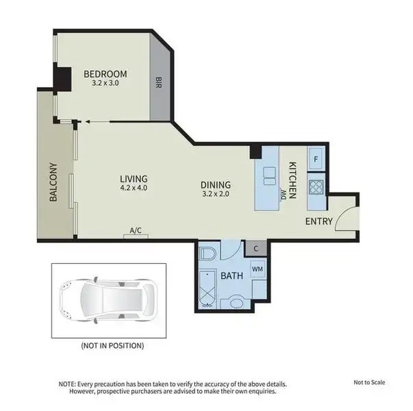 Floorplan of Homely apartment listing, 86/100 Kavanagh Street, Southbank VIC 3006