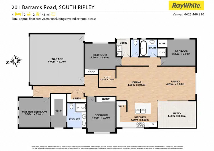 Floorplan of Homely house listing, 201 Barrams Road, South Ripley QLD 4306
