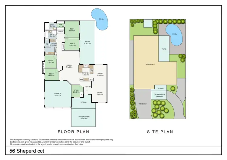 Floorplan of Homely house listing, 56 Sheperd Circuit, Kirwan QLD 4817