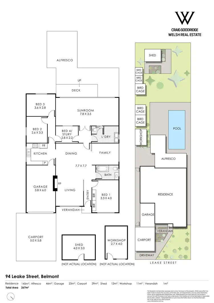Floorplan of Homely house listing, 94 Leake Street, Belmont WA 6104