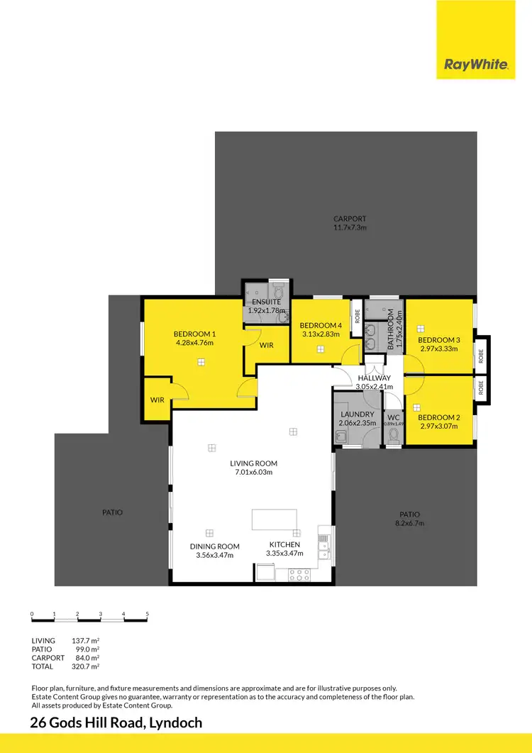Floorplan of Homely house listing, 26 Gods Hill Road, Lyndoch SA 5351