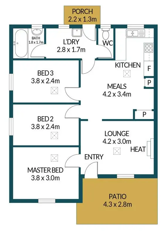 Floorplan of Homely house listing, 31 Charmouth Road, Davoren Park SA 5113