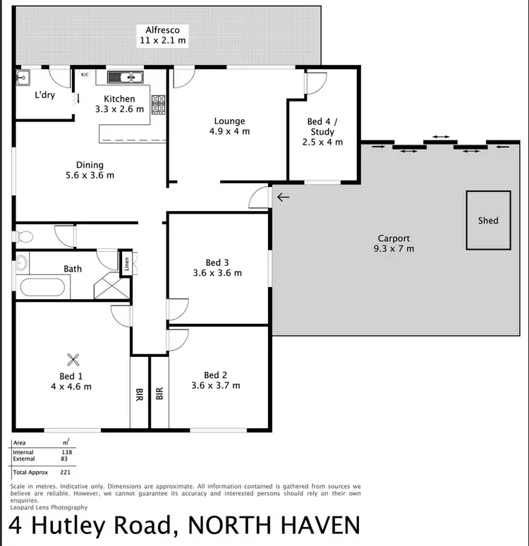 Floorplan of Homely house listing, 4 Hutley Road, North Haven SA 5018