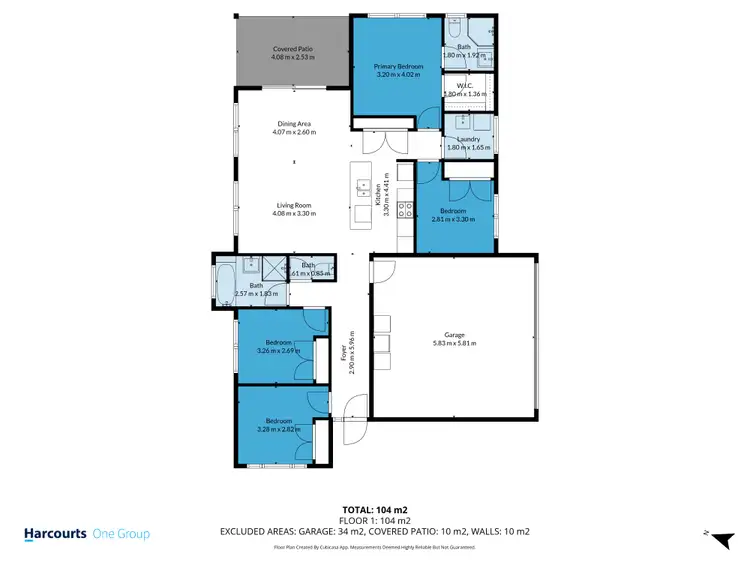 Floorplan of Homely house listing, 1 Waratah Place, Southside QLD 4570
