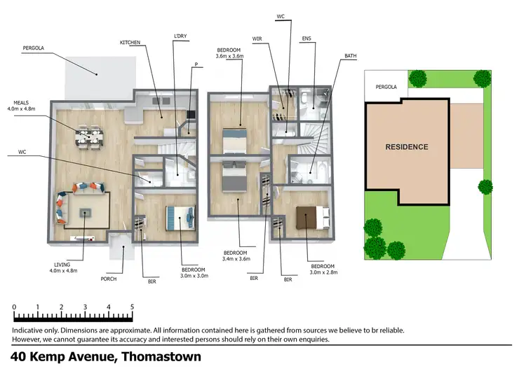 Floorplan of Homely house listing, 40 Kemp Avenue, Thomastown VIC 3074
