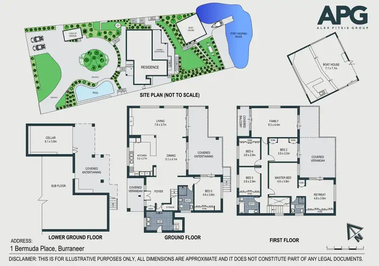 Floorplan of Homely house listing, 1 Bermuda Place, Burraneer NSW 2230