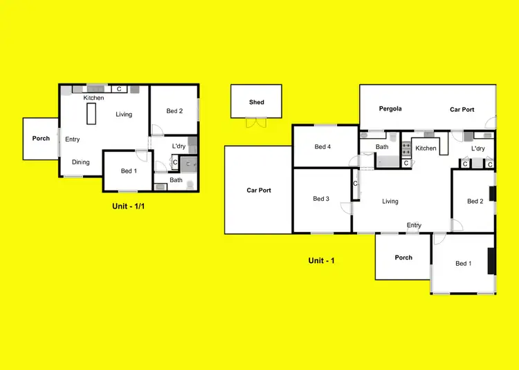 Floorplan of Homely house listing, 1 Whittaker Crescent, Red Cliffs VIC 3496