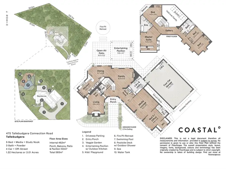 Floorplan of Homely house listing, 475 Tallebudgera Connection Road, Tallebudgera QLD 4228