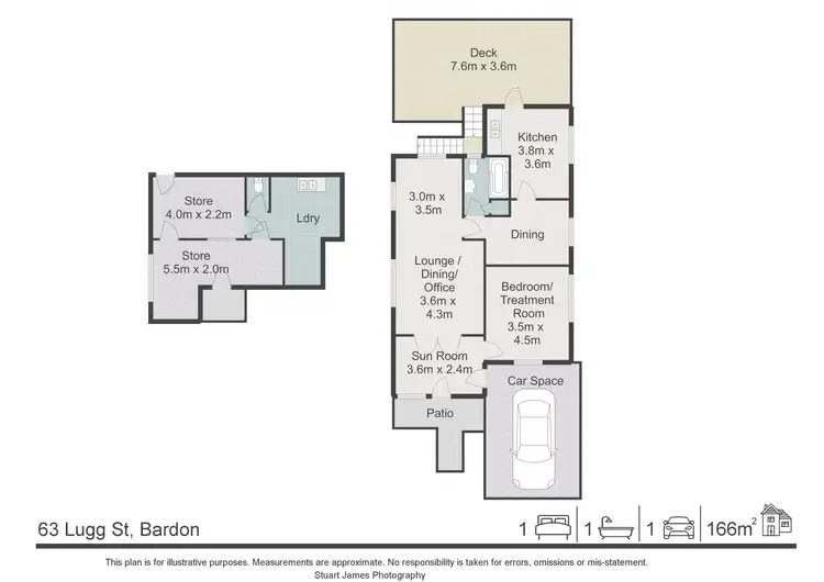 Floorplan of Homely other listing, 63 Lugg Street, Bardon QLD 4065