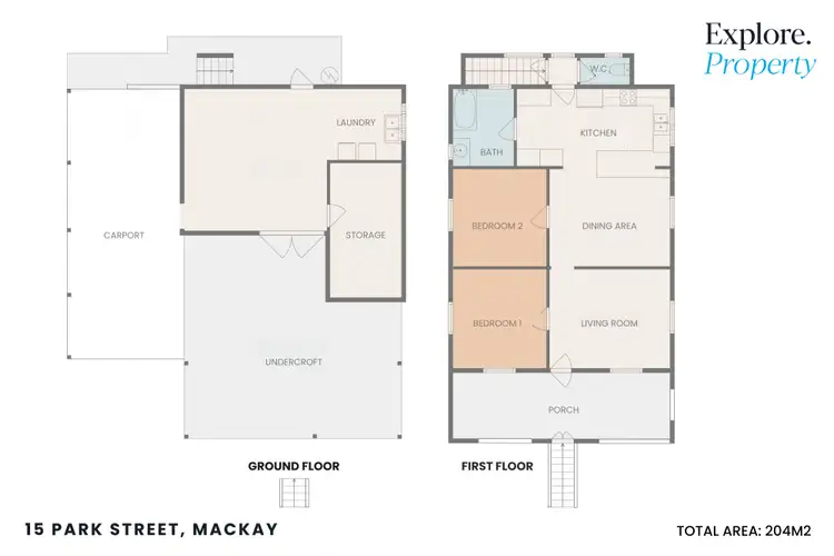 Floorplan of Homely house listing, 15 Park Street, Mackay QLD 4740