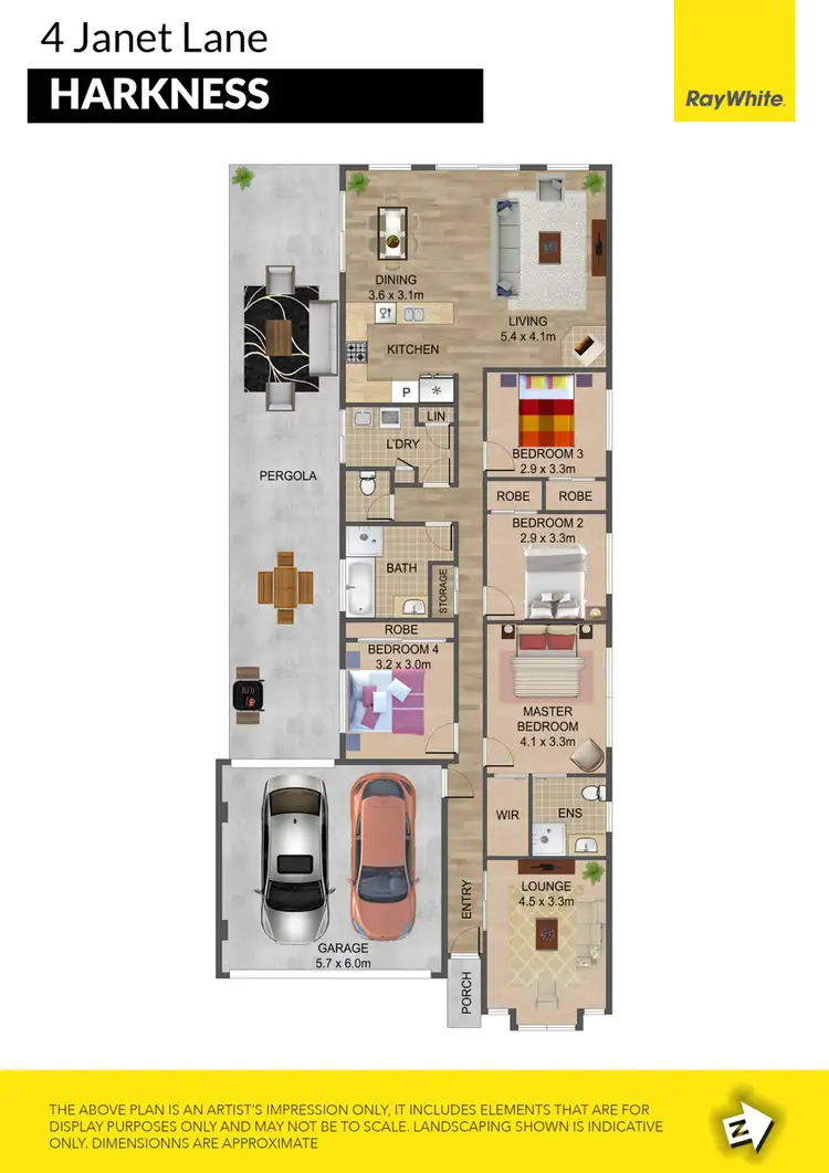 Floorplan of Homely house listing, 4 Janet Lane, Harkness VIC 3337