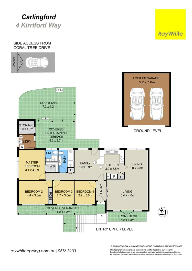 Floorplan of Homely house listing, 4 Kirriford Way, Carlingford NSW 2118