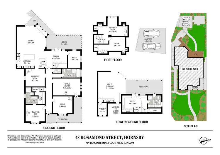 Floorplan of Homely house listing, 48 Rosamond Street, Hornsby NSW 2077