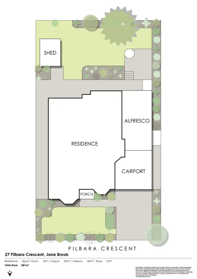 Floorplan of Homely house listing, 27 Pilbara Crescent, Jane Brook WA 6056