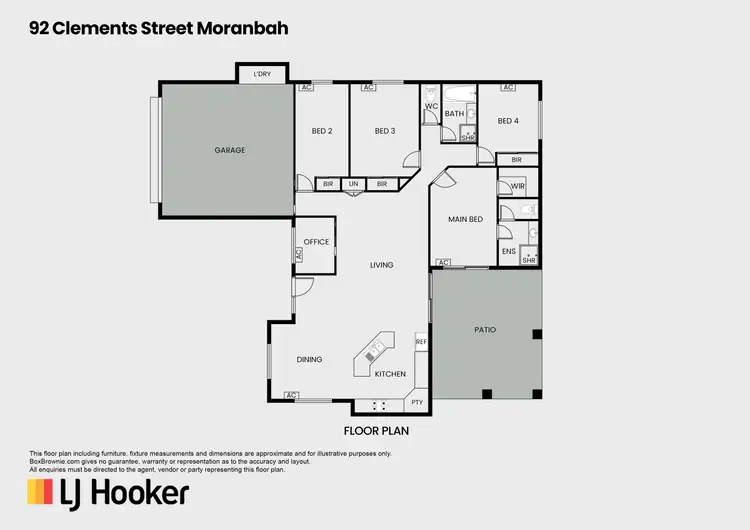 Floorplan of Homely house listing, 92 Clements Street, Moranbah QLD 4744