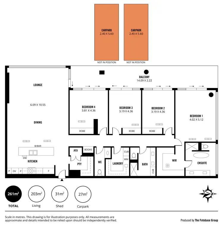 Floorplan of Homely apartment listing, 3502/6 Penaluna Place, Adelaide SA 5000