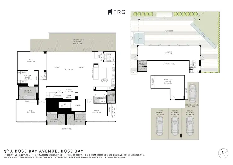Floorplan of Homely apartment listing, 3/1A Rose Bay Avenue, Rose Bay NSW 2029