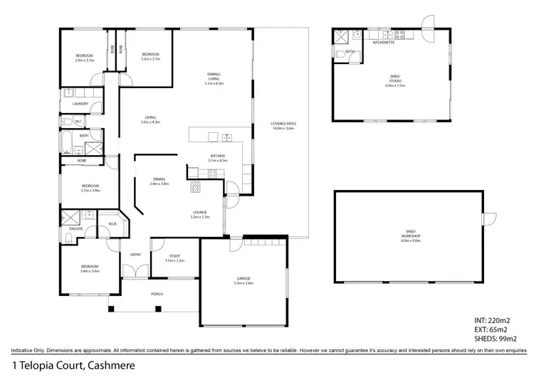 Floorplan of Homely house listing, 1 Telopia Court, Cashmere QLD 4500