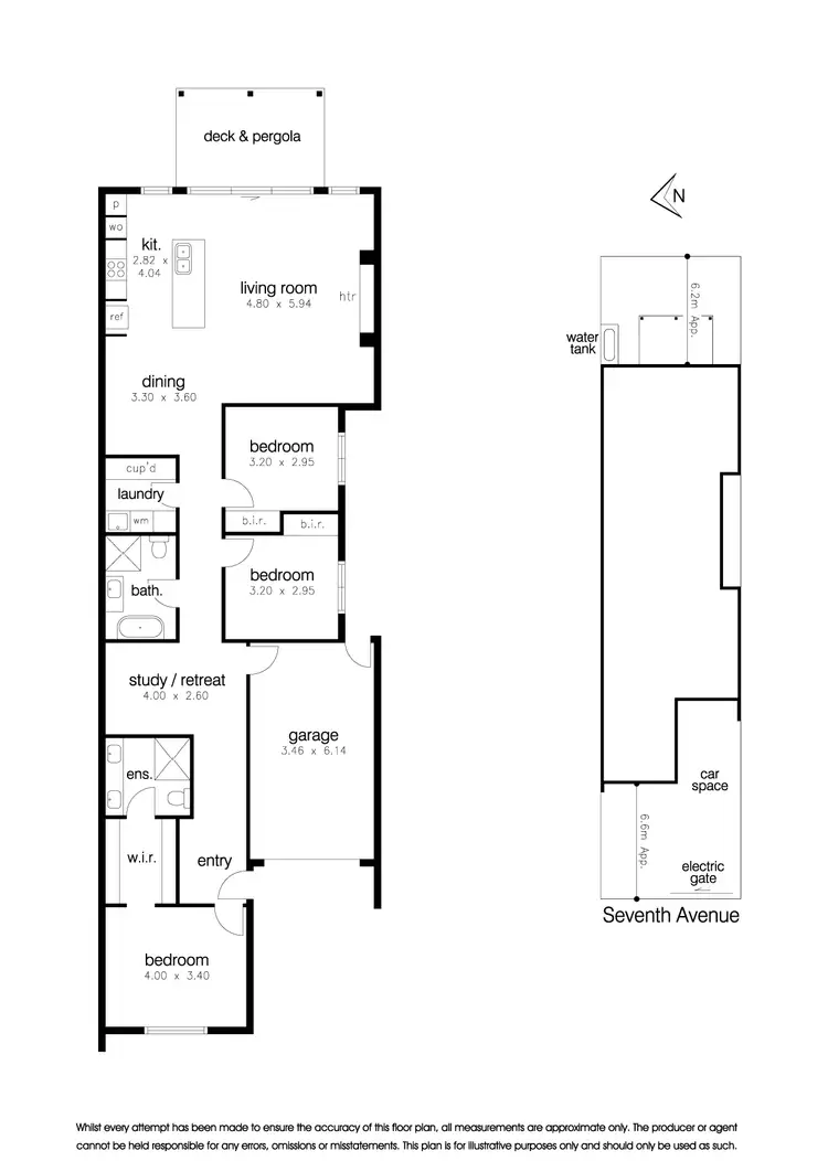 Floorplan of Homely house listing, 34B Seventh Avenue, Altona North VIC 3025