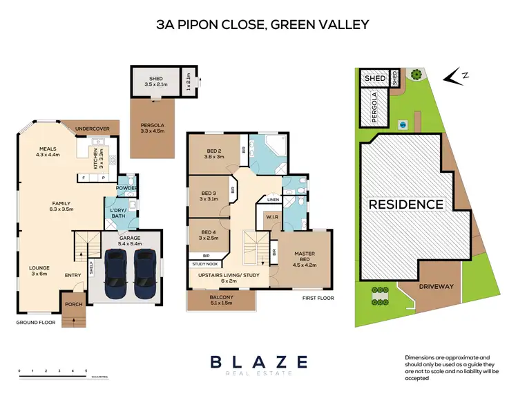 Floorplan of Homely house listing, 3A Pipon Close, Green Valley NSW 2168