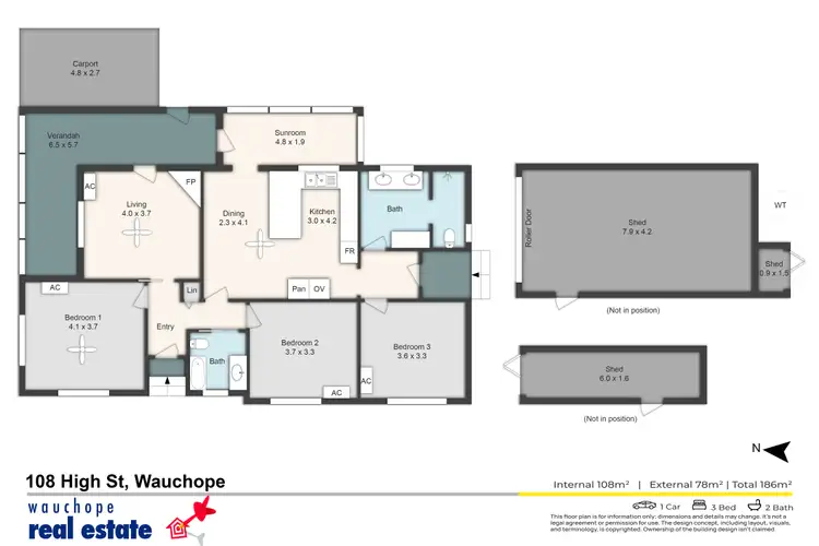 Floorplan of Homely house listing, 108 High Street, Wauchope NSW 2446