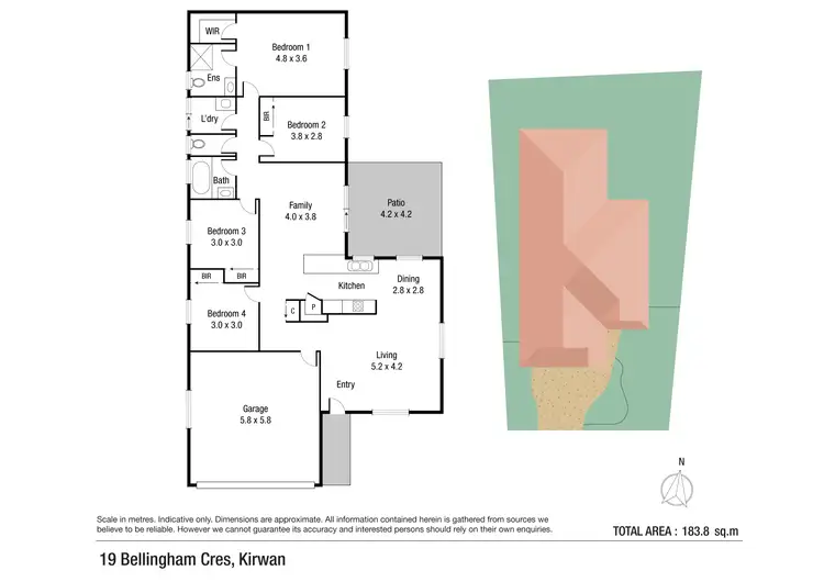 Floorplan of Homely house listing, 19 Bellingham Crescent, Kirwan QLD 4817