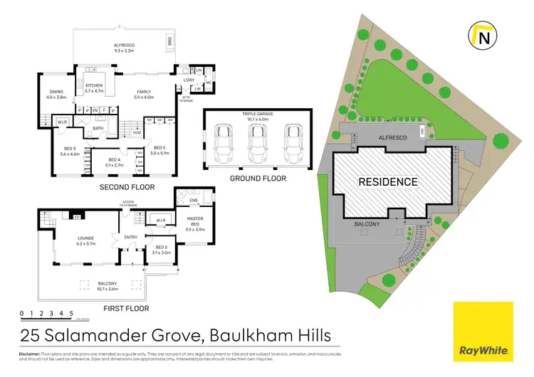 Floorplan of Homely house listing, 25 Salamander Grove, Baulkham Hills NSW 2153