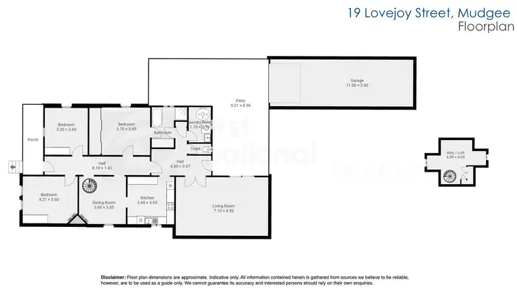 Floorplan of Homely house listing, 19 Lovejoy Street, Mudgee NSW 2850
