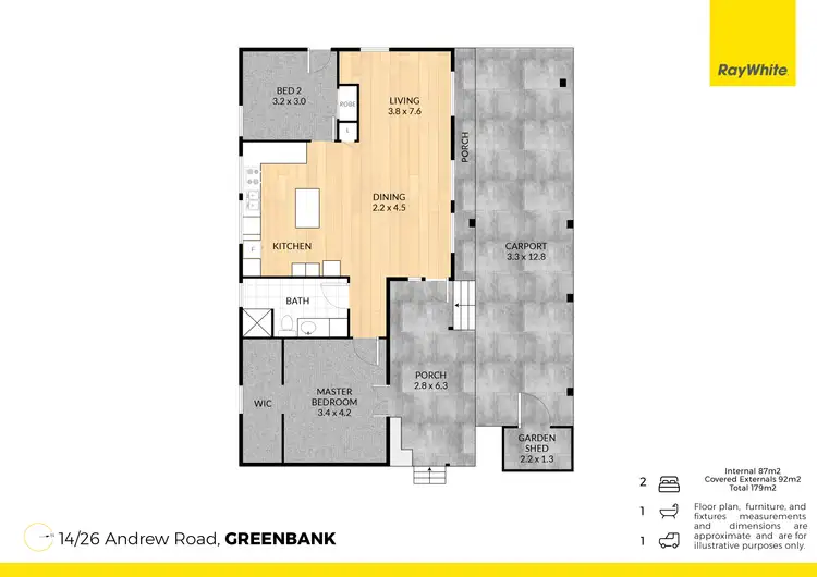 Floorplan of Homely house listing, 14/26 Andrew Road, Greenbank QLD 4124