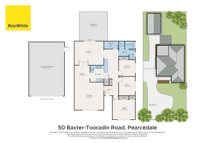 Floorplan of Homely house listing, 50 Baxter-Tooradin Road, Pearcedale VIC 3912
