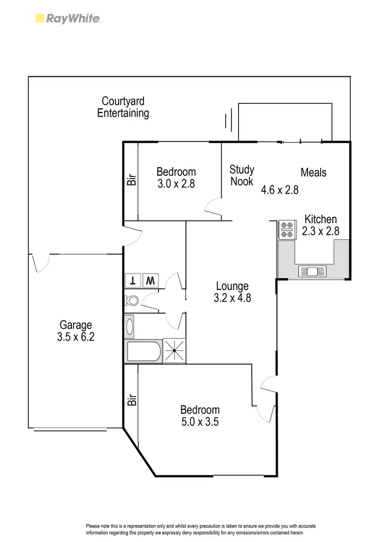 Floorplan of Homely house listing, 2/9 Warwick Place, Tullamarine VIC 3043