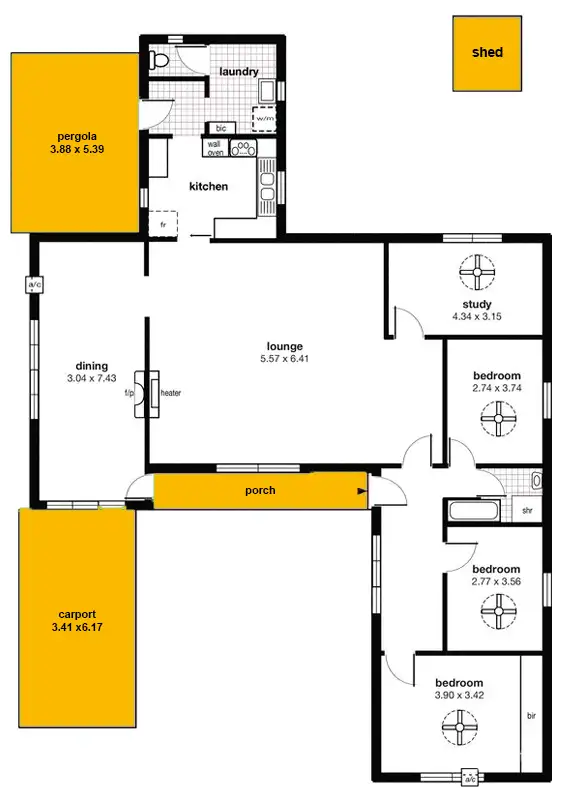Floorplan of Homely house listing, 29 Lincoln Street, Kensington Gardens SA 5068