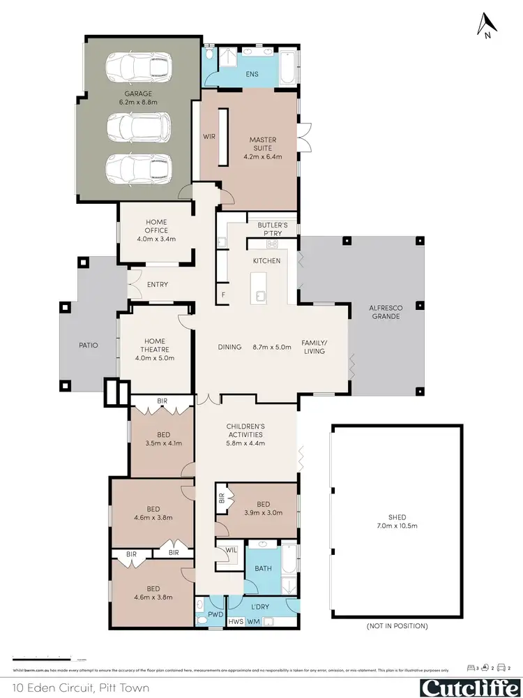 Floorplan of Homely house listing, 10 Eden Circuit, Pitt Town NSW 2756